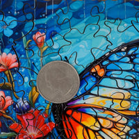 Rainy Day Wings (50 Piece Mini Wooden Jigsaw Puzzle) - Nautilus Puzzles - Wooden Jigsaw Puzzles For Adults
