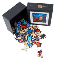 Rainy Day Wings (50 Piece Mini Wooden Jigsaw Puzzle) - Nautilus Puzzles - Wooden Jigsaw Puzzles For Adults