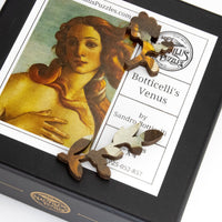 Renaissance Fine Art Mini Puzzle Set - Nautilus Puzzles - Wooden Jigsaw Puzzles For Adults
