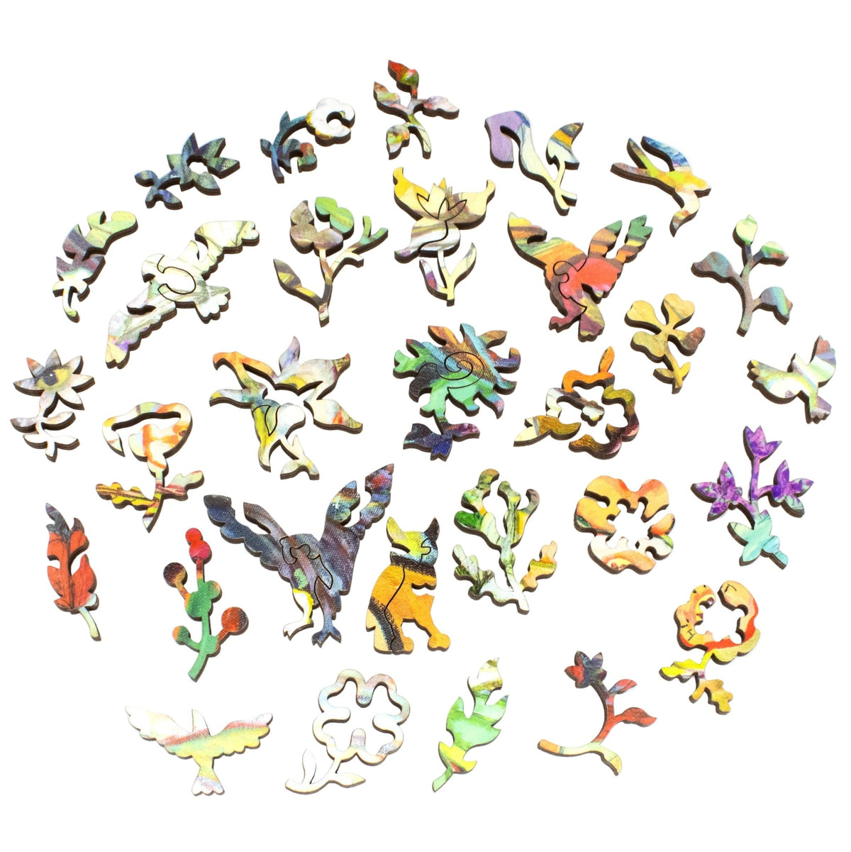 Returning Home to Roost (484 Piece Wooden Jigsaw Puzzle) - Nautilus Puzzles - Wooden Jigsaw Puzzles For Adults