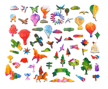 Rise Above - 500 Piece Wooden Jigsaw Puzzle - Nautilus Puzzles - Wooden Jigsaw Puzzles For Adults
