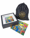 Mosaic wooden jigsaw puzzle