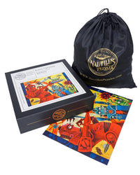 Robot Uprising - 494 Piece Wooden Jigsaw Puzzle - Nautilus Puzzles - Wooden Jigsaw Puzzles For Adults