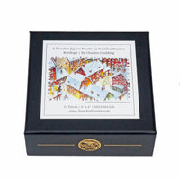Rooftops (63 Piece Christmas Wooden Jigsaw Puzzle) - Nautilus Puzzles - Wooden Jigsaw Puzzles For Adults