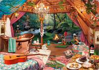Roughing It? (479 Piece Wooden Jigsaw Puzzle) - Nautilus Puzzles - Wooden Jigsaw Puzzles For Adults