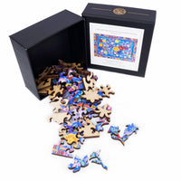 Stave wooden jigsaw puzzles