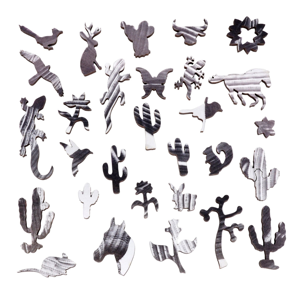 Saguaro Cactus (170 Piece Wooden Jigsaw Puzzle) - Nautilus Puzzles - Wooden Jigsaw Puzzles For Adults