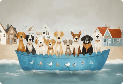 Salty Dogs (228 Piece Wooden Jigsaw Puzzle) - Nautilus Puzzles - Wooden Jigsaw Puzzles For Adults