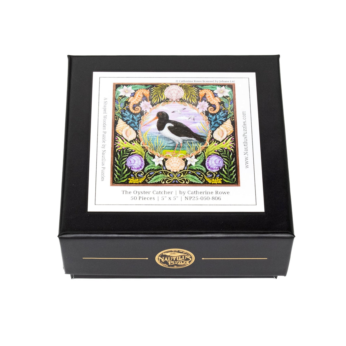 Sea Birds Mini Puzzle Set - Nautilus Puzzles - Wooden Jigsaw Puzzles For Adults