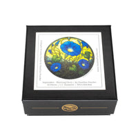 September - Morning Glory (50 Piece Round Mini Wooden Jigsaw Puzzle) - Nautilus Puzzles - Wooden Jigsaw Puzzles For Adults