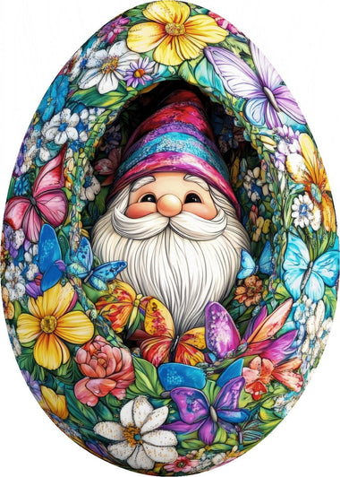 Shaped Easter Egg Puzzle Set - Nautilus Puzzles - Wooden Jigsaw Puzzles For Adults