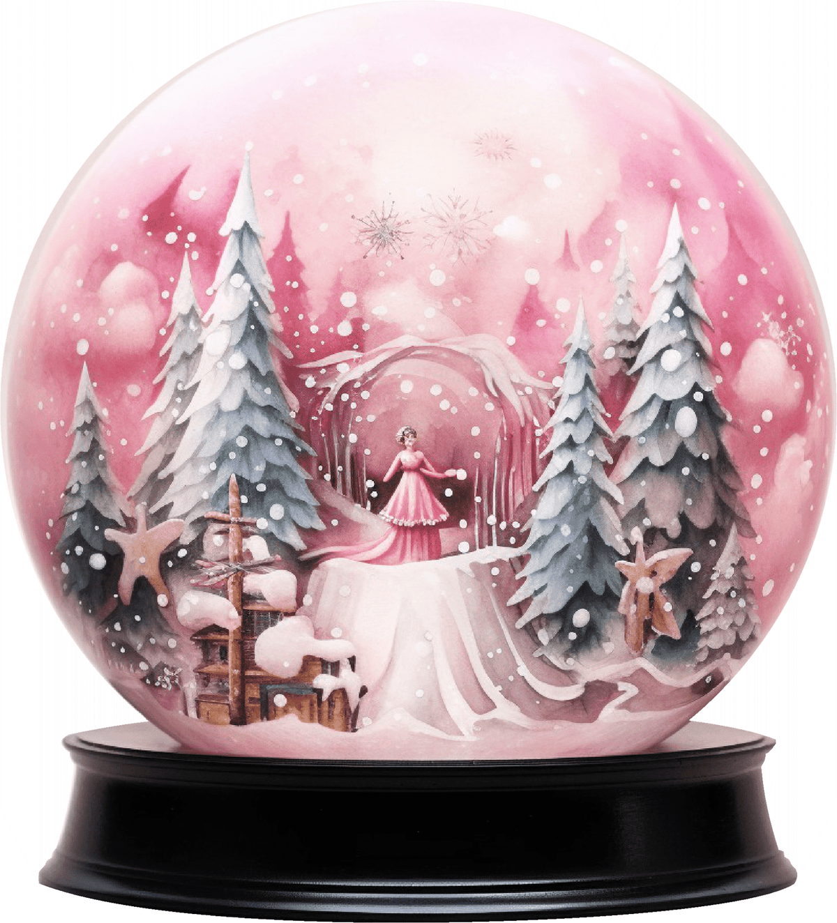 Snow Daydreams (79 Piece Shaped Mini Wooden Jigsaw Puzzle) - Nautilus Puzzles - Wooden Jigsaw Puzzles For Adults