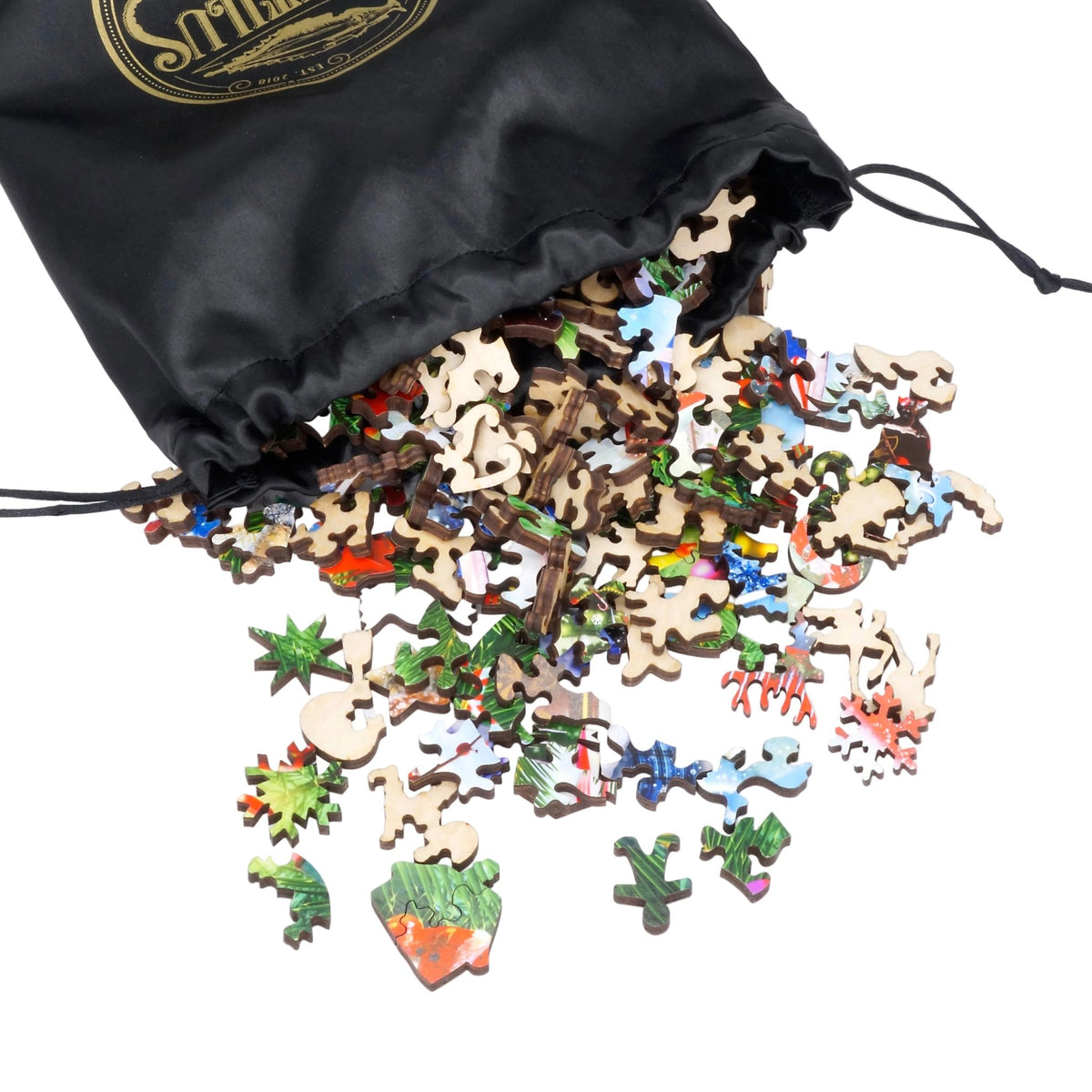 Snow Globe Magic (475 Piece Christmas Wooden Jigsaw Puzzle) - Nautilus Puzzles - Wooden Jigsaw Puzzles For Adults