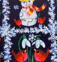 Snowdrops & Snowmen (50 Piece Mini Wooden Jigsaw Puzzle) - Nautilus Puzzles - Wooden Jigsaw Puzzles For Adults