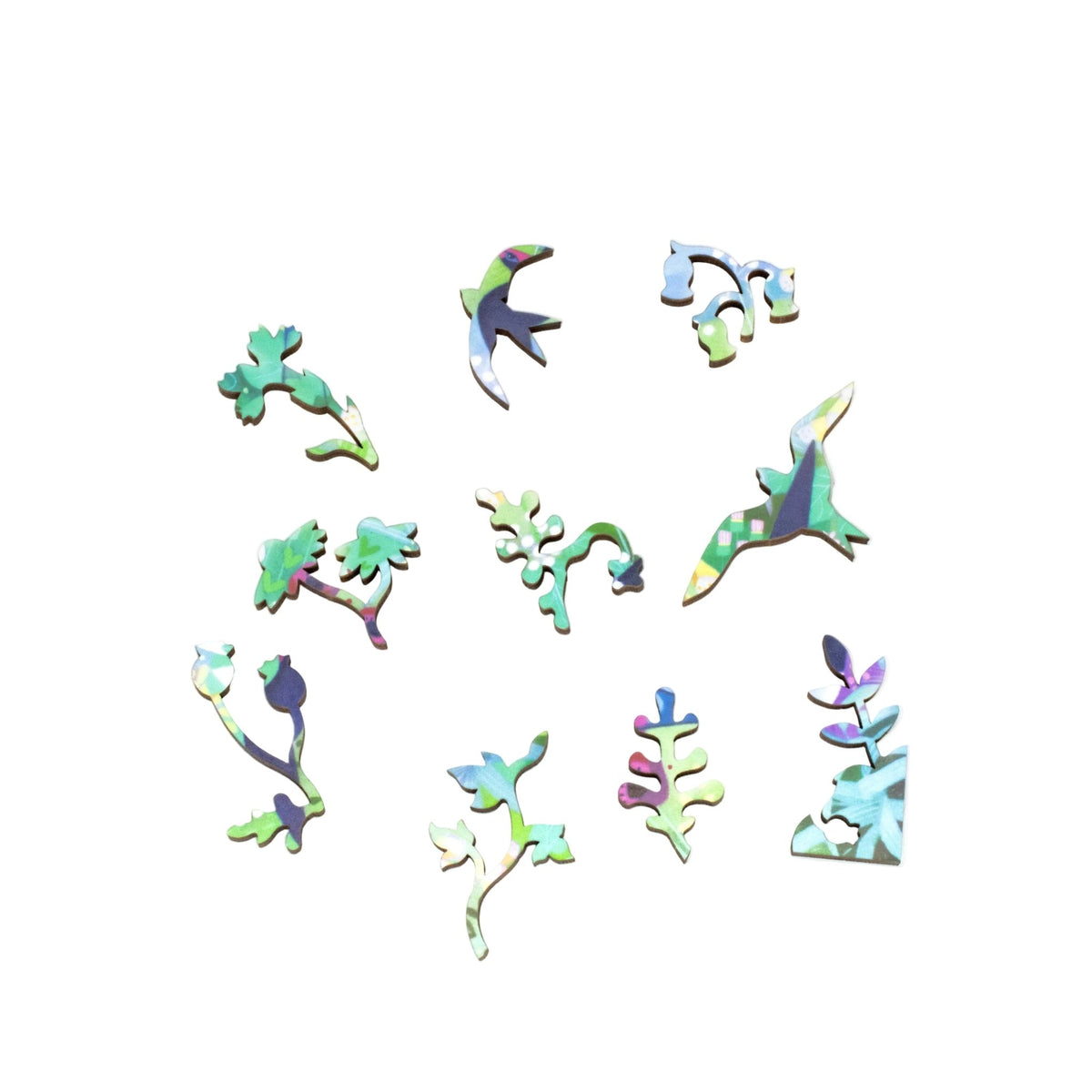 Soaring Swallows (56 Piece Bird Jigsaw Puzzle) - Nautilus Puzzles - Wooden Jigsaw Puzzles For Adults