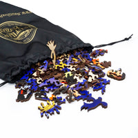 Mosaic wooden puzzles
