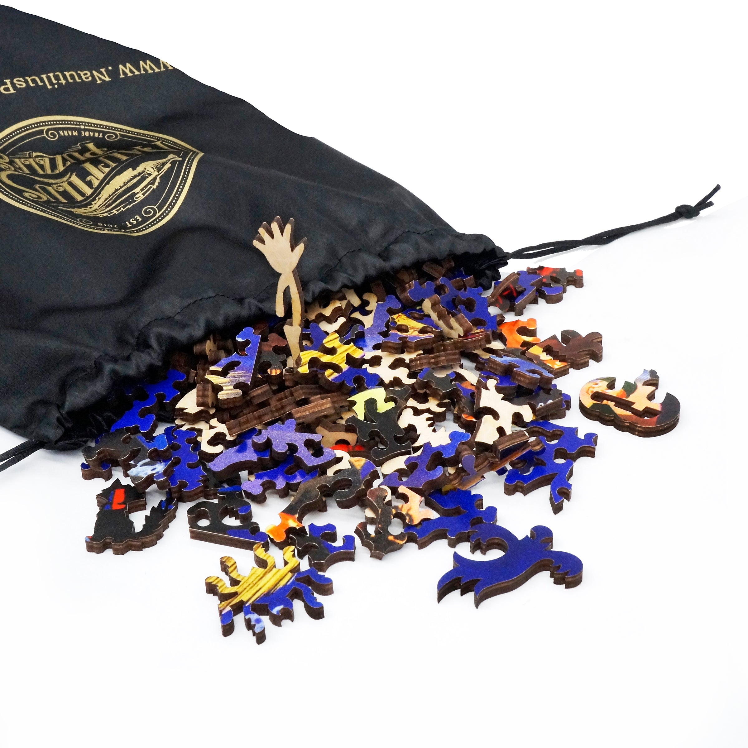Mosaic wooden puzzles