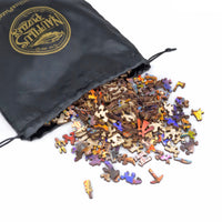 Mosaic wooden puzzles