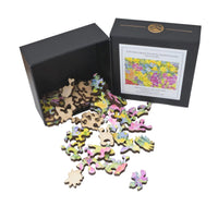 Spring Flowers (50 Piece Wooden Jigsaw Puzzle) - Nautilus Puzzles - Wooden Jigsaw Puzzles For Adults