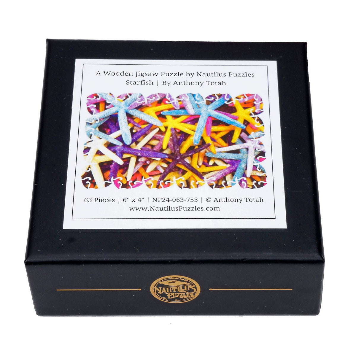 Starfish (63 Piece MINI Wooden Jigsaw Puzzle) - Nautilus Puzzles - Wooden Jigsaw Puzzles For Adults