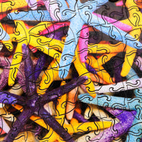 Starfish (63 Piece MINI Wooden Jigsaw Puzzle) - Nautilus Puzzles - Wooden Jigsaw Puzzles For Adults