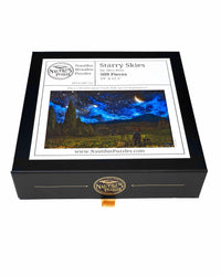 Starry Skies (509 Piece Wooden Jigsaw Puzzle) - Nautilus Puzzles - Wooden Jigsaw Puzzles For Adults