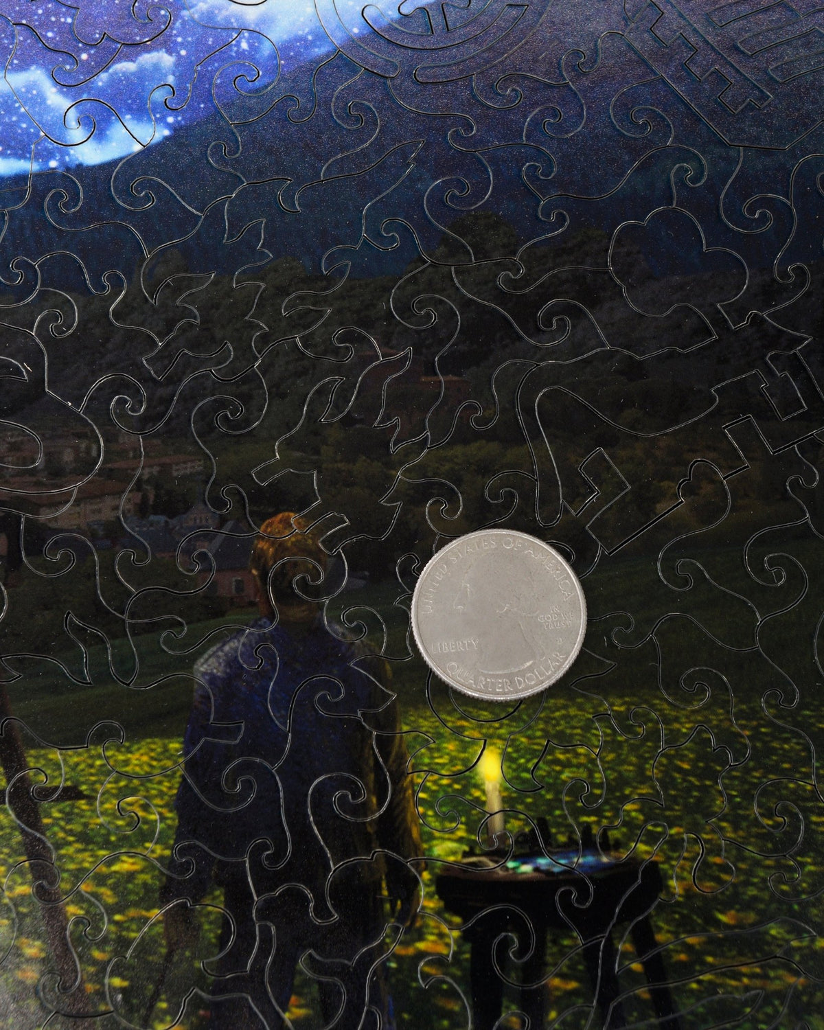 Starry Skies (509 Piece Wooden Jigsaw Puzzle) - Nautilus Puzzles - Wooden Jigsaw Puzzles For Adults