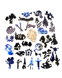 Starry Skies (509 Piece Wooden Jigsaw Puzzle) - Nautilus Puzzles - Wooden Jigsaw Puzzles For Adults