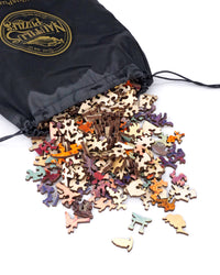 Stave wooden jigsaw puzzles