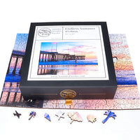 Custom Puzzle - Summer at the Seaside - Nautilus Puzzles - Wooden Jigsaw Puzzles For Adults