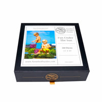 Custom Puzzle - Summer at the Seaside - Nautilus Puzzles - Wooden Jigsaw Puzzles For Adults