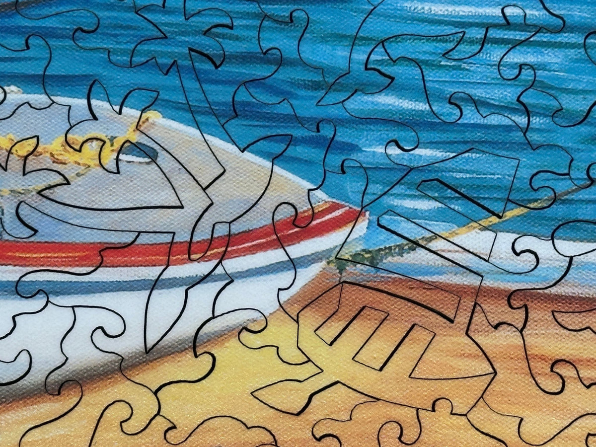 Sunday Sail (494 Piece Wooden Jigsaw Puzzle) - Nautilus Puzzles - Wooden Jigsaw Puzzles For Adults