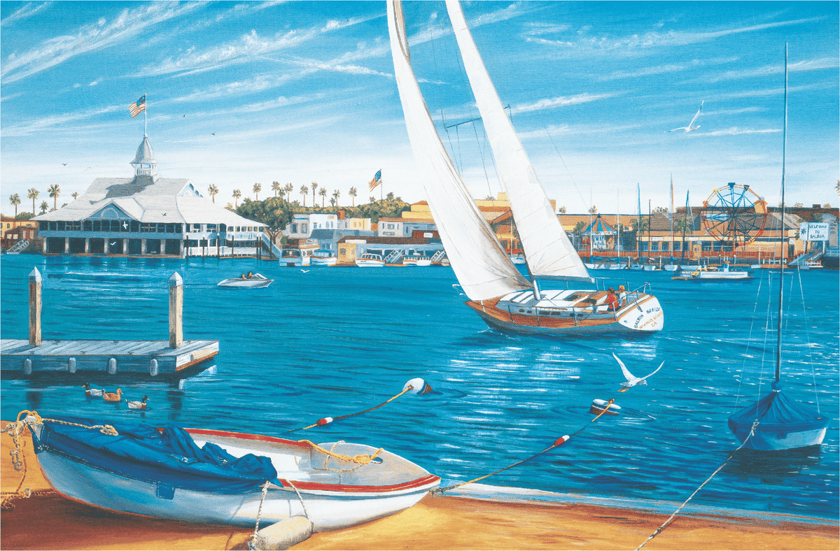 Sunday Sail (494 Piece Wooden Jigsaw Puzzle) - Nautilus Puzzles - Wooden Jigsaw Puzzles For Adults
