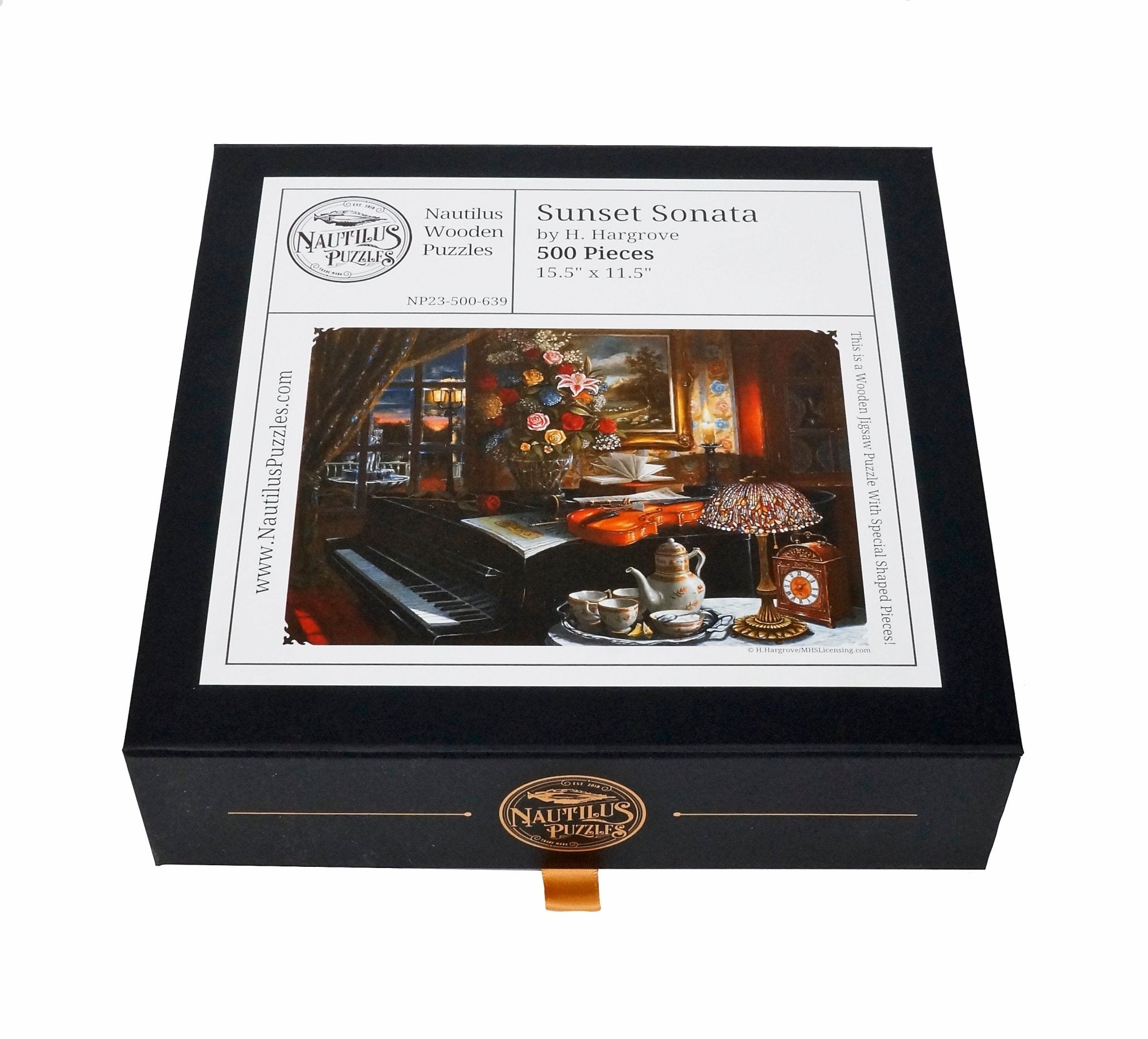 Sunset Sonata (500 Piece Wooden Jigsaw Puzzle) - Nautilus Puzzles - Wooden Jigsaw Puzzles For Adults