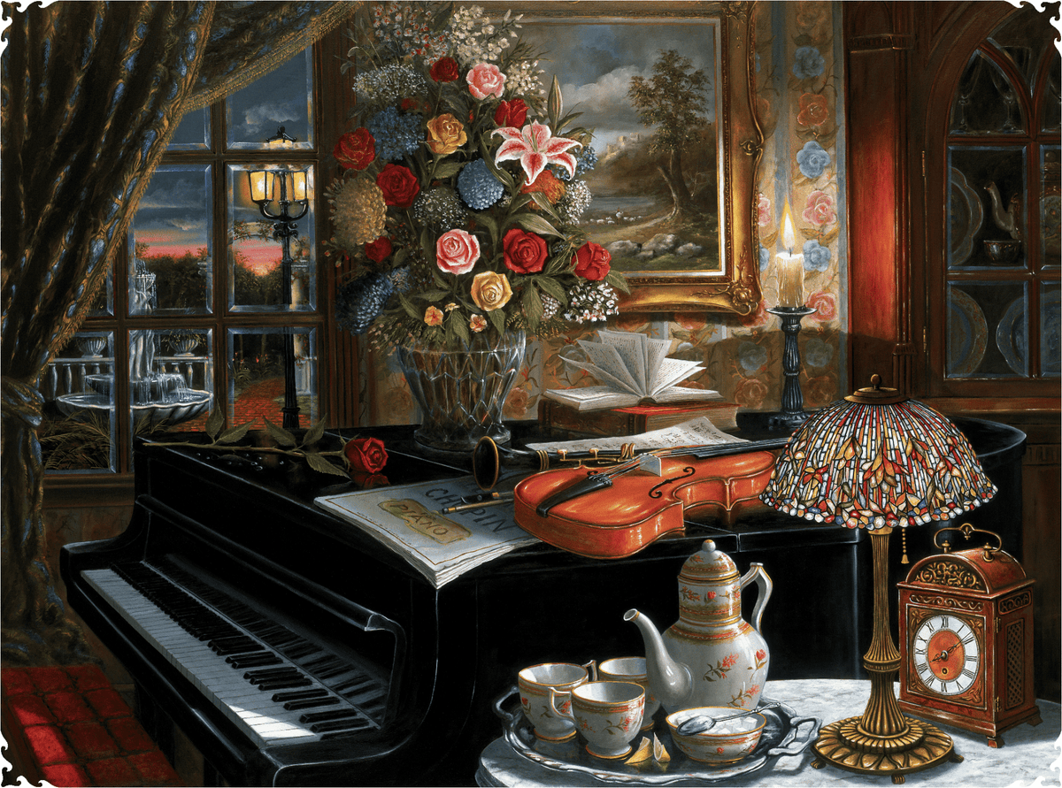 Sunset Sonata (500 Piece Wooden Jigsaw Puzzle) - Nautilus Puzzles - Wooden Jigsaw Puzzles For Adults