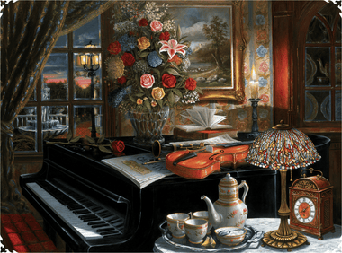 Sunset Sonata (500 Piece Wooden Jigsaw Puzzle) - Nautilus Puzzles - Wooden Jigsaw Puzzles For Adults