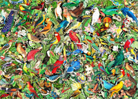 Symphony of Feathers (504 Piece Wooden Jigsaw Puzzle) - Nautilus Puzzles - Wooden Jigsaw Puzzles For Adults