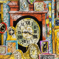 Telling Time - 477 Piece Wooden Jigsaw Puzzle - Nautilus Puzzles - Wooden Jigsaw Puzzles For Adults