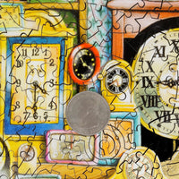 Telling Time - 477 Piece Wooden Jigsaw Puzzle - Nautilus Puzzles - Wooden Jigsaw Puzzles For Adults