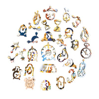 Telling Time - 477 Piece Wooden Jigsaw Puzzle - Nautilus Puzzles - Wooden Jigsaw Puzzles For Adults