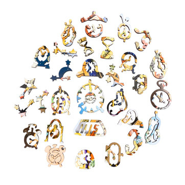 Telling Time - 477 Piece Wooden Jigsaw Puzzle - Nautilus Puzzles - Wooden Jigsaw Puzzles For Adults