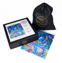 Tentacle Tunes (504 Piece Wooden Jigsaw Puzzle) - Nautilus Puzzles - Wooden Jigsaw Puzzles For Adults