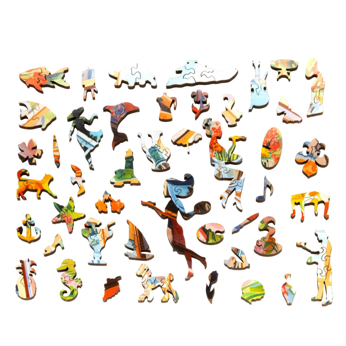 The Artist's Workshop (476 Piece Wooden Art Puzzle) - Nautilus Puzzles - Wooden Jigsaw Puzzles For Adults