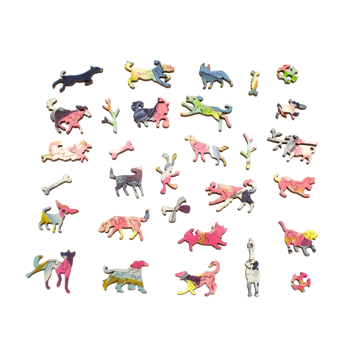 The Ball Hoarder | Dog Puzzle | 502 Wooden Pieces - Nautilus Puzzles - Wooden Jigsaw Puzzles For Adults