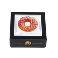 The Big Pink Donut (50 Piece Shaped Mini Wooden Jigsaw Puzzle) - Nautilus Puzzles - Wooden Jigsaw Puzzles For Adults