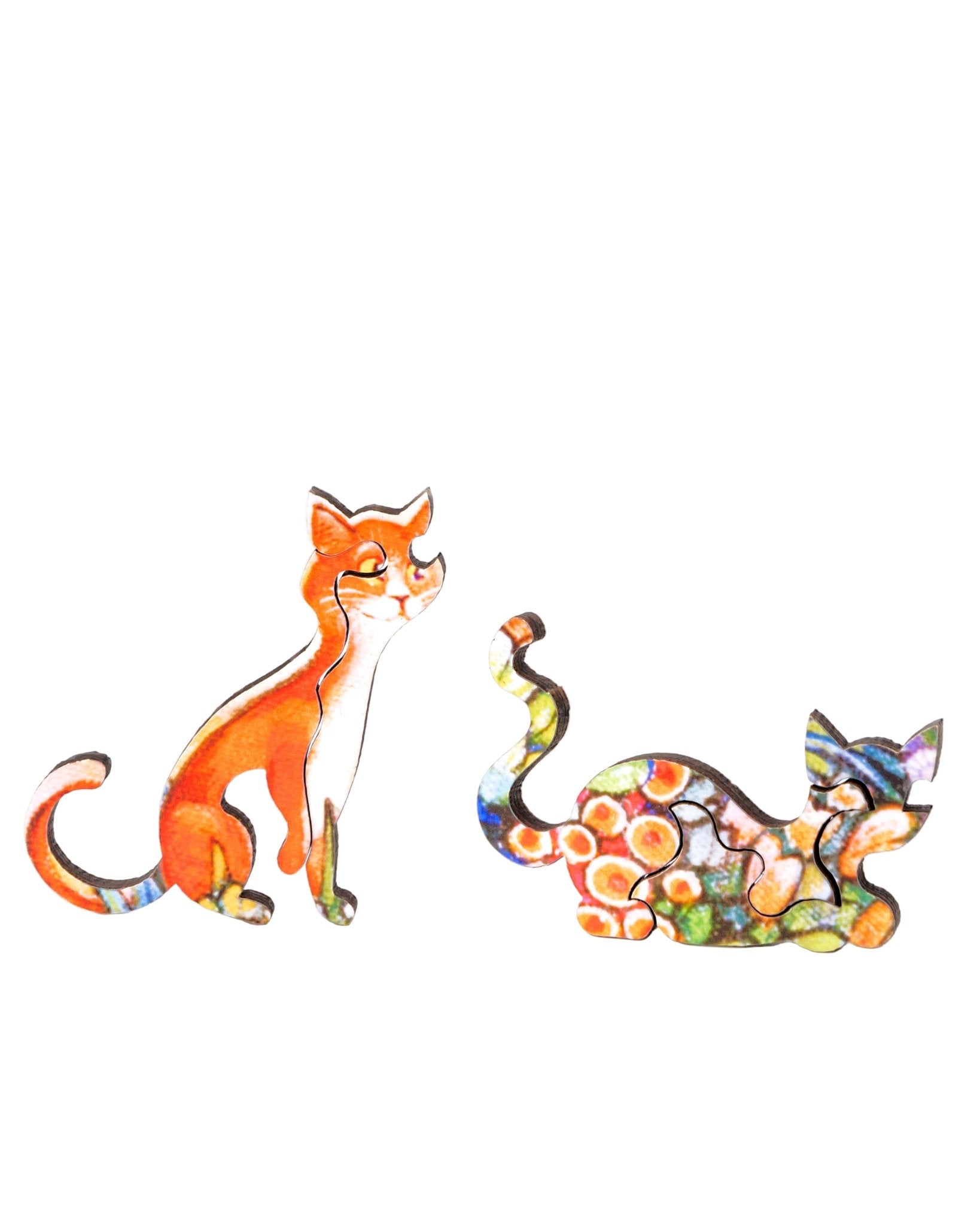 The Creation of Cats (470 Piece Wooden Jigsaw Puzzle) - Nautilus Puzzles - Wooden Jigsaw Puzzles For Adults