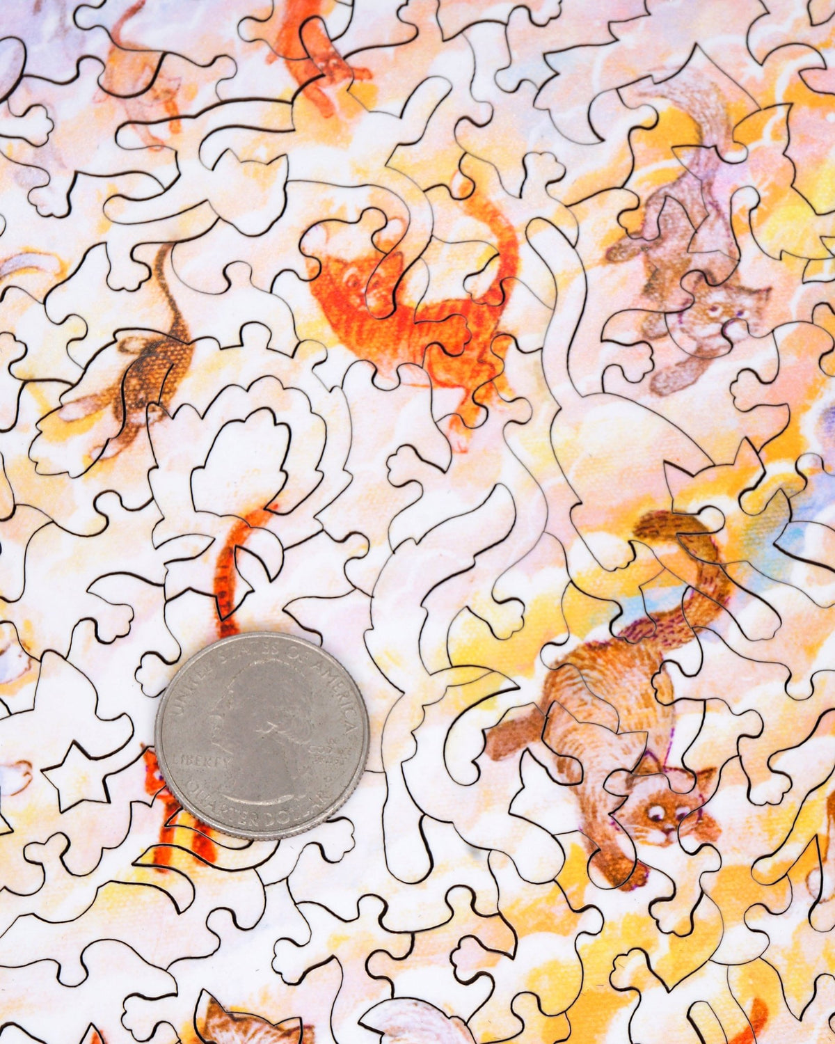 The Creation of Cats (470 Piece Wooden Jigsaw Puzzle) - Nautilus Puzzles - Wooden Jigsaw Puzzles For Adults