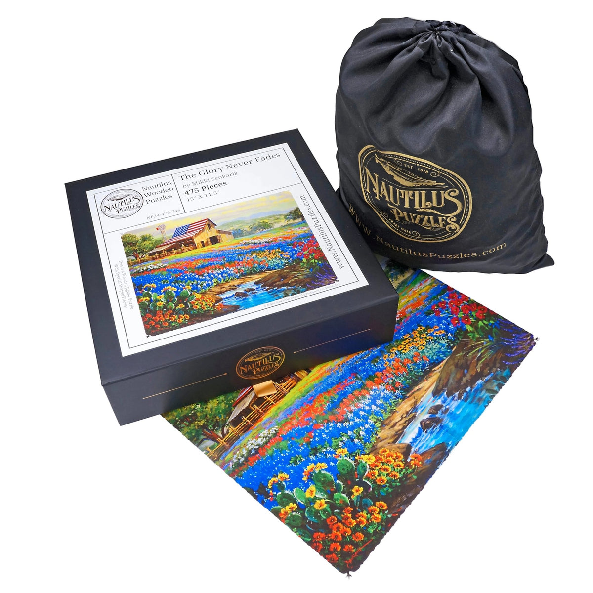 The Glory Never Fades (475 Piece Wooden Jigsaw Puzzle) - Nautilus Puzzles - Wooden Jigsaw Puzzles For Adults