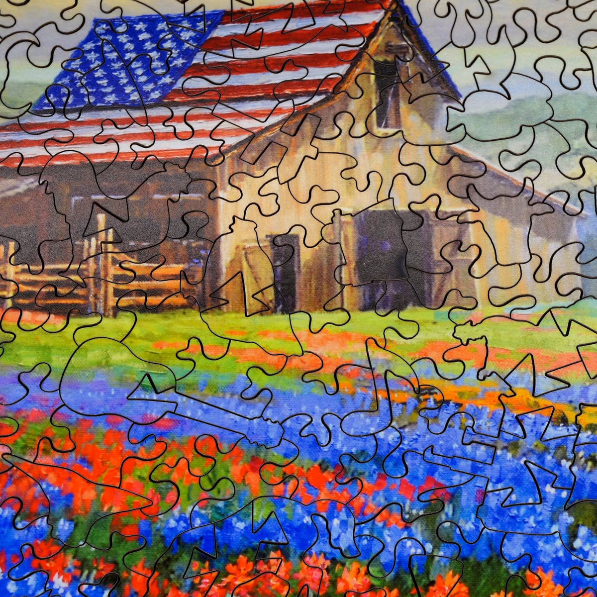 The Glory Never Fades (475 Piece Wooden Jigsaw Puzzle) - Nautilus Puzzles - Wooden Jigsaw Puzzles For Adults