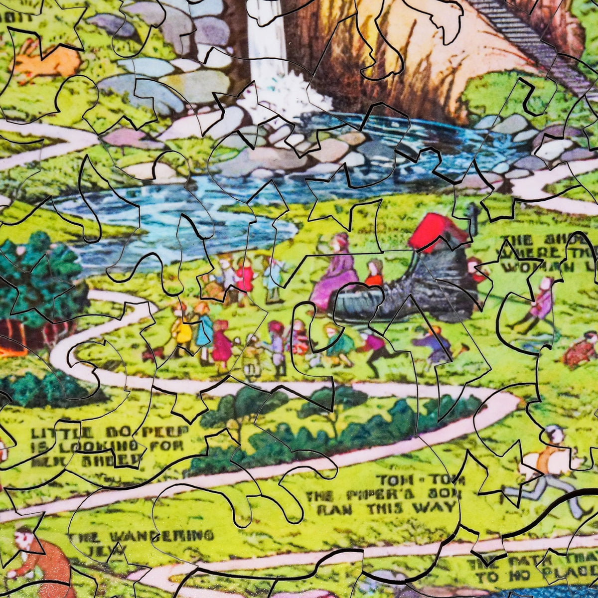 The Land of Make Believe - 516 Piece Wooden Jigsaw Puzzle - Nautilus Puzzles - Wooden Jigsaw Puzzles For Adults